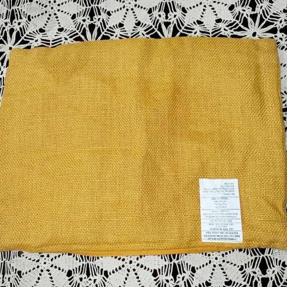 World Market Jute Pillowcover Case Textured Basket Weave Design 4 Oversized Butt - Picture 3 of 3